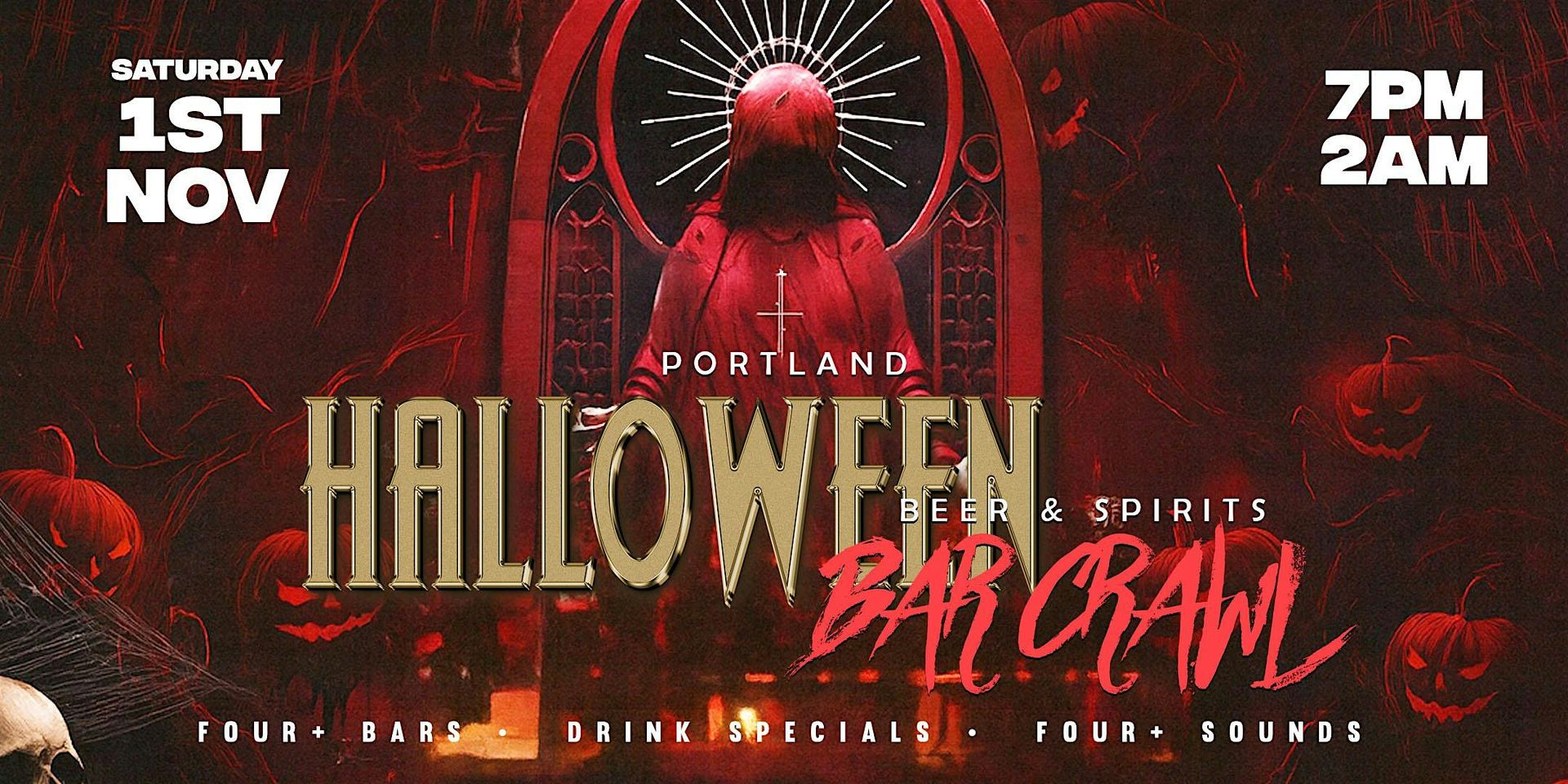 Beer & Spirits Halloween Crawl – Portland 2025