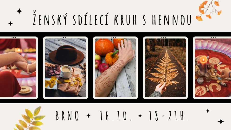 Ženský sdílecí kruh s hennou