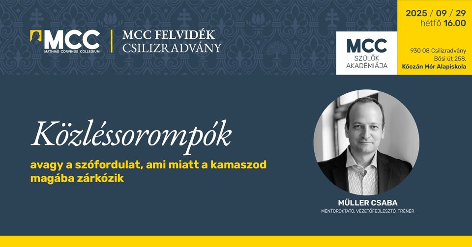Szülők Akadémiája: Müller Csaba - Közléssorompók