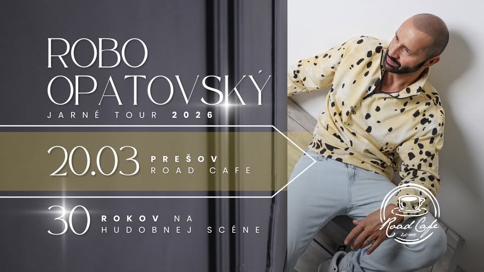 Robo Opatovský 30 | PREŠOV | Road Cafe | Jarné tour 2026