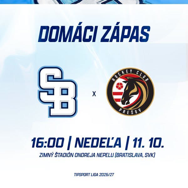 HC SLOVAN Bratislava vs HC Prešov / Tipsport liga 10. kolo