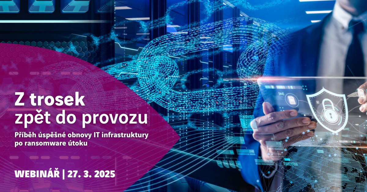 Z trosek zpět do provozu: Příběh úspěšné obnovy IT infrastruktury po ransomware útoku