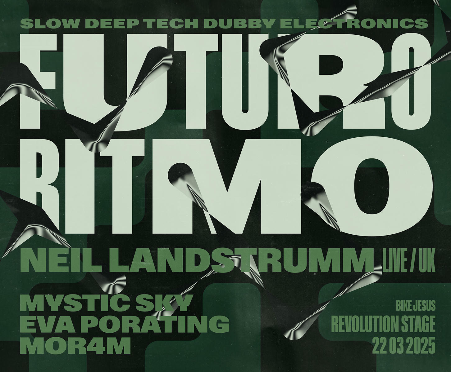 FUTURO RITMO: Neil Landstrumm Special Live Act - Mystic Sky - Eva Porating - Mor4m