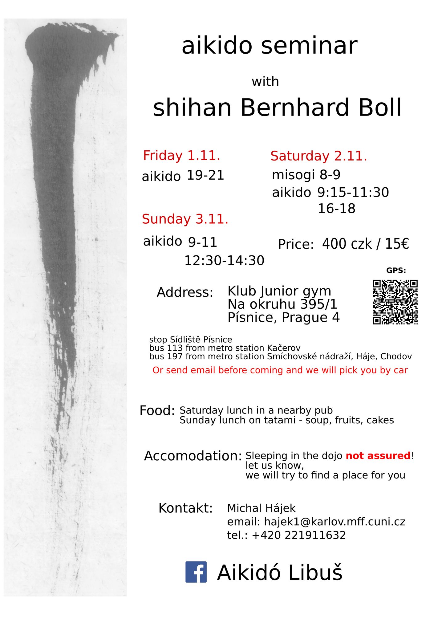Autumn Aikido seminar in Prague