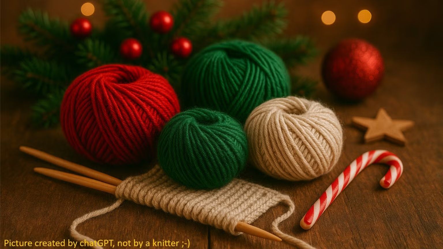 Christmas Knitting Neukölln mit Schrottwolle-Wichteln