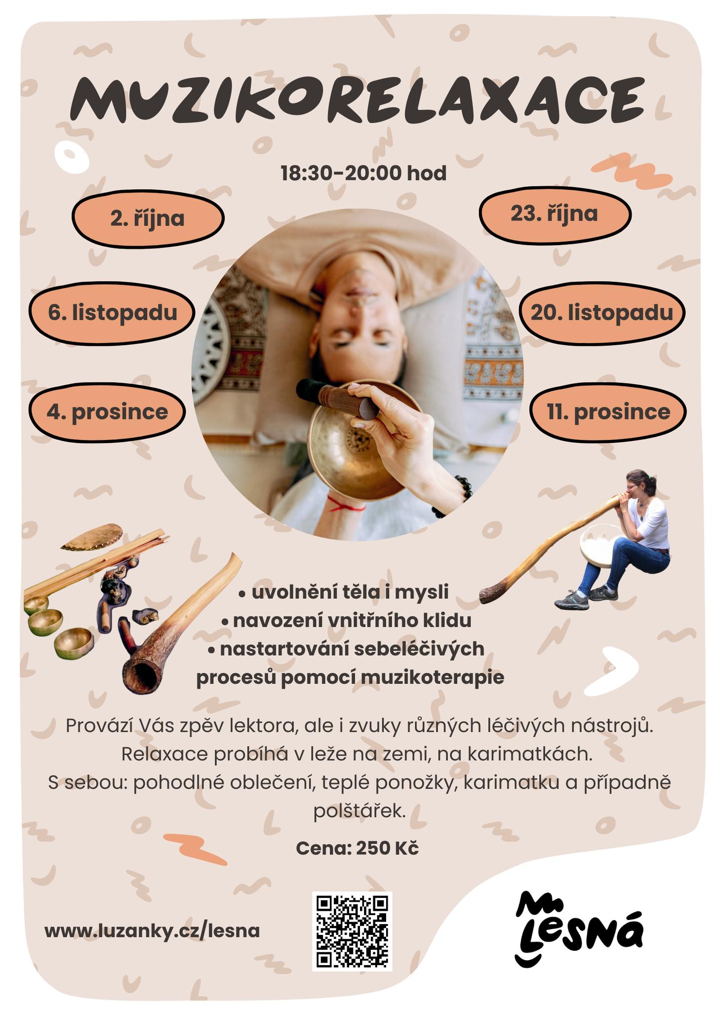 Muzikorelaxace SVČ Lužánky Lesná