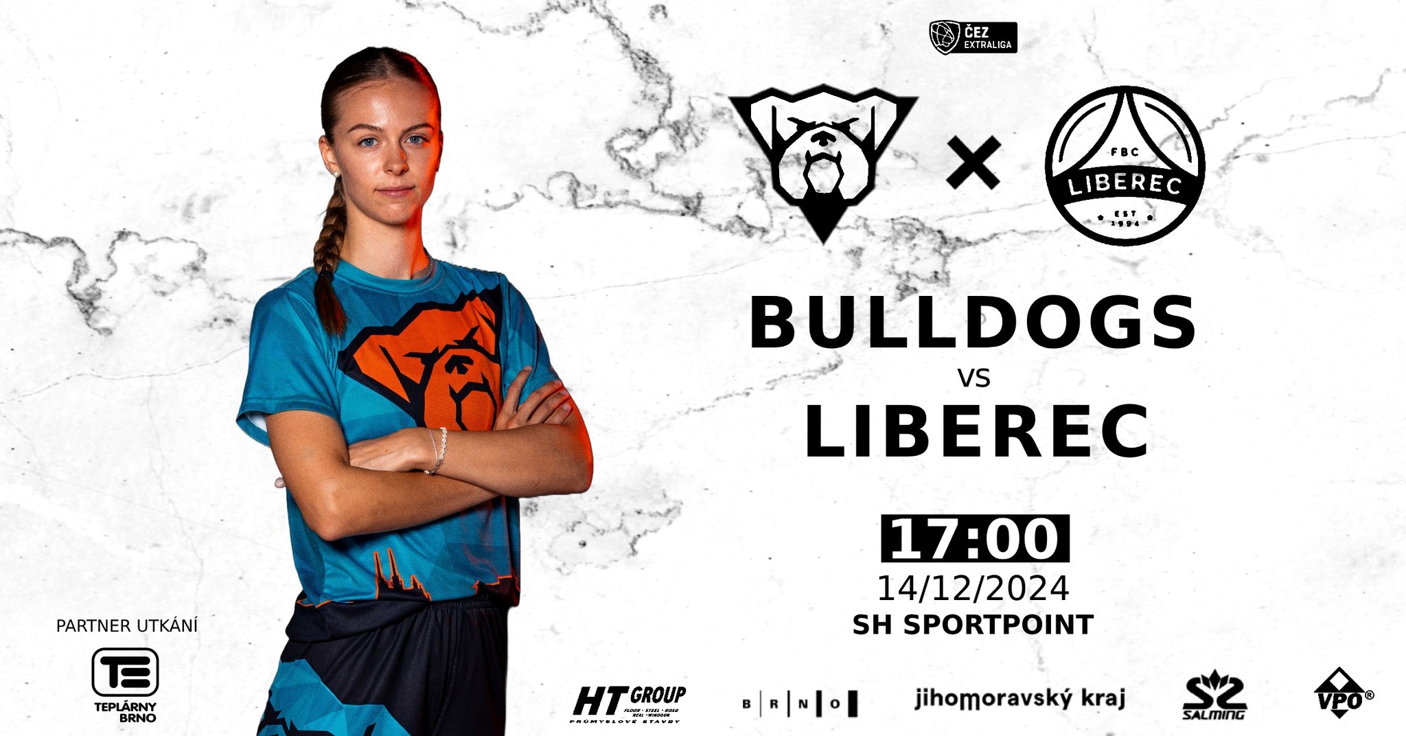 Bulldogs Brno vs Crazy girls FBC Liberec