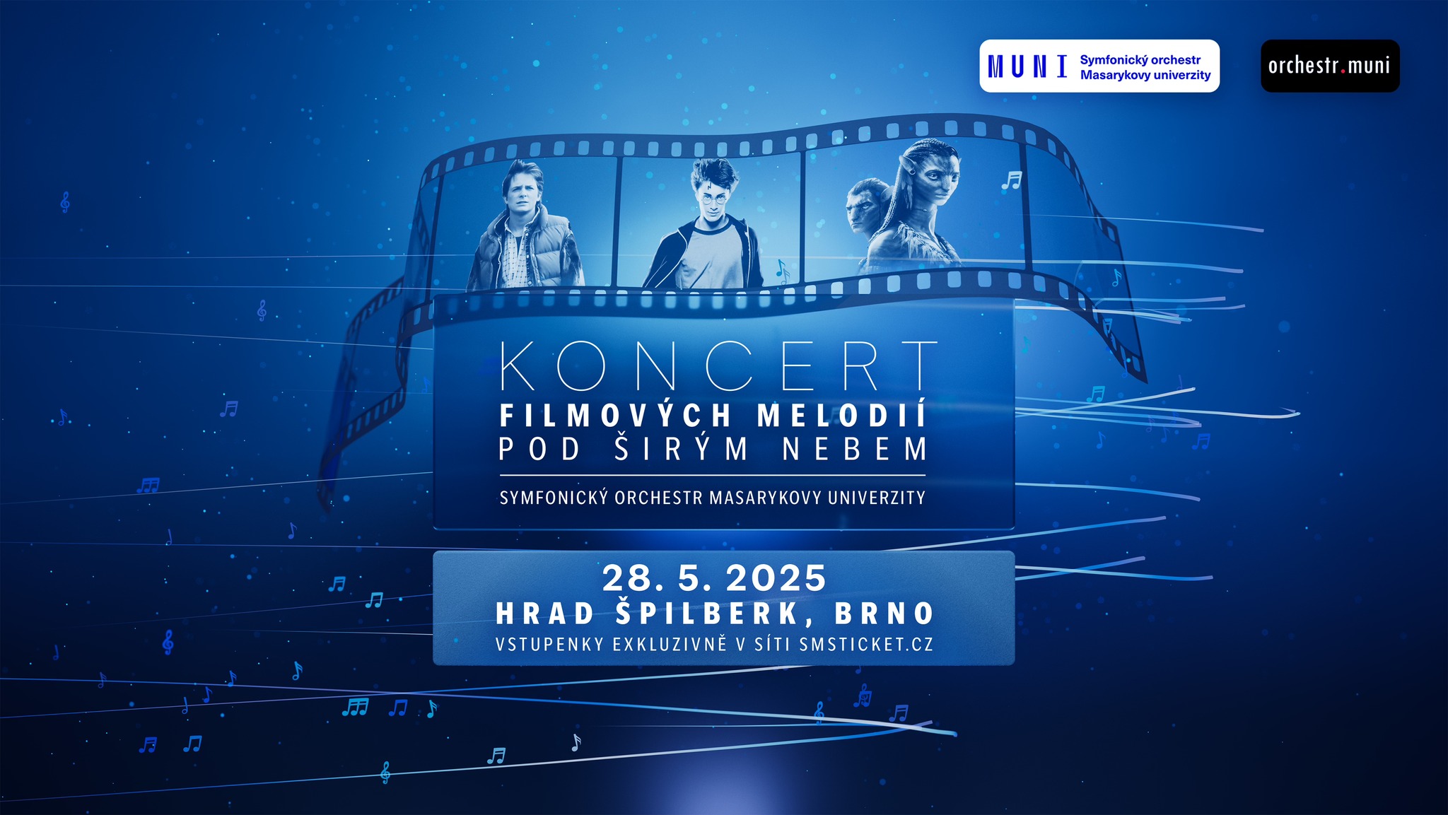 Koncert filmových melodií pod širým nebem | Hrad Špilberk, Brno