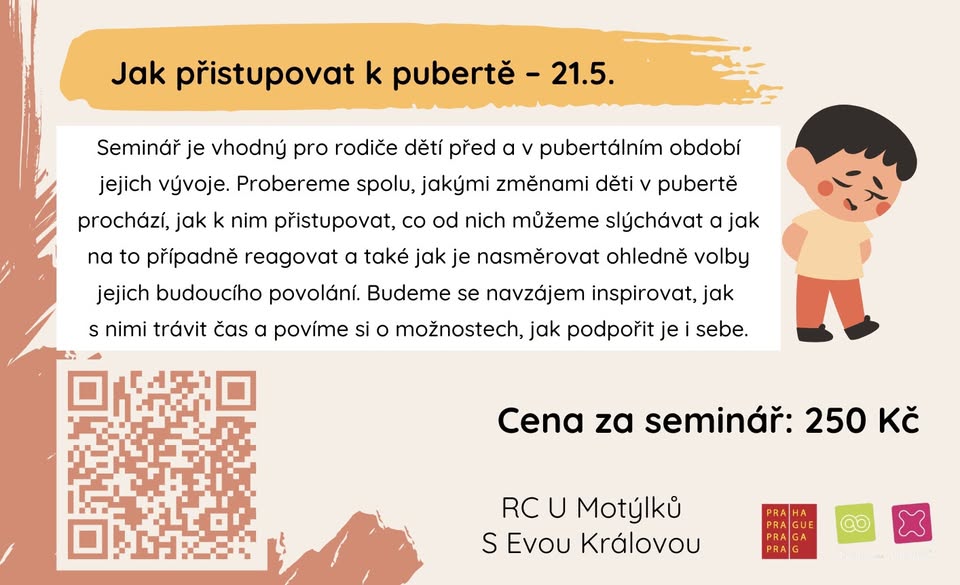Seminář: jak přistupovat k pubertě.