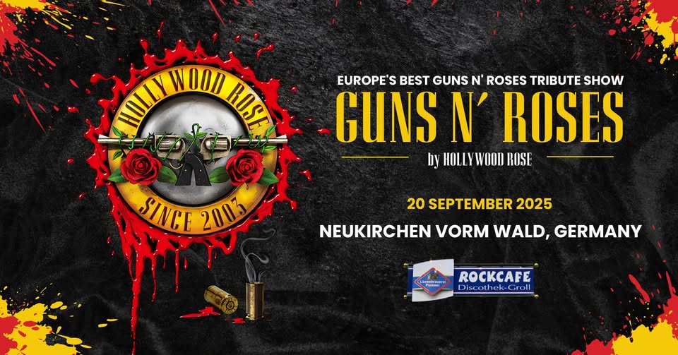 Rockconcert mit Hollywood Rose  Guns"n Roses Tributeband aus Budapest