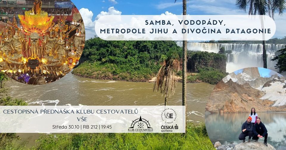 Samba, vodopády, metropole jihu a divočina Patagonie