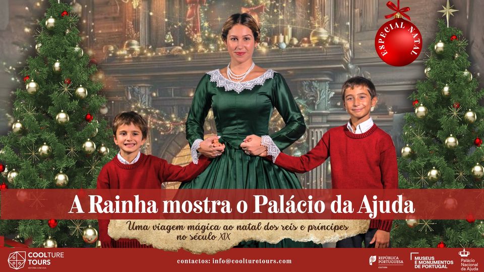 A rainha mostra o Palácio da Ajuda *especial Natal