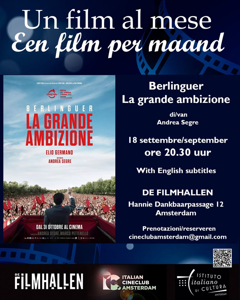 “BERLINGUER - LA GRANDE AMBIZIONE”,  il film drammatico di Andrea Segre