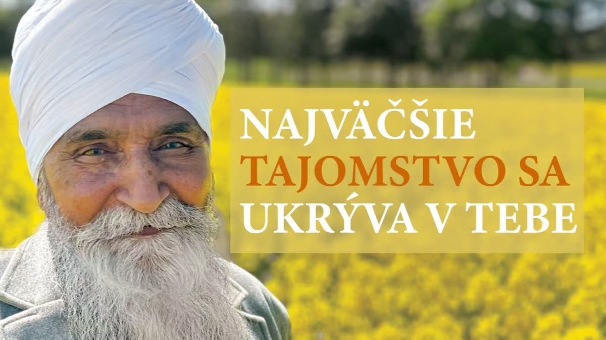 Sant Khem Singh v Bratislave  “Najväčšie bohatstvo je v Tebe”