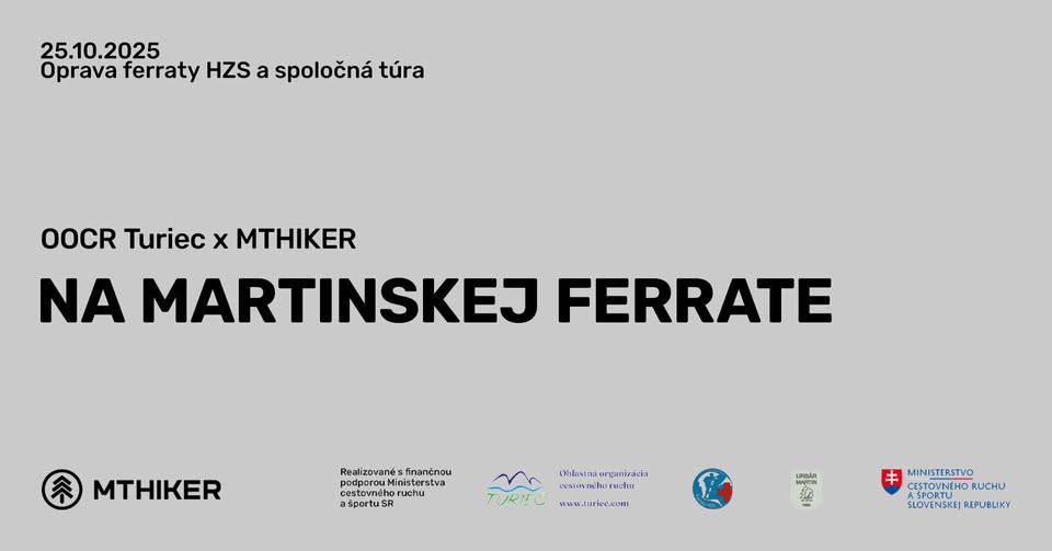 ⛰ OOCR Turiec x MTHIKER na martinskej ferrate ⛏