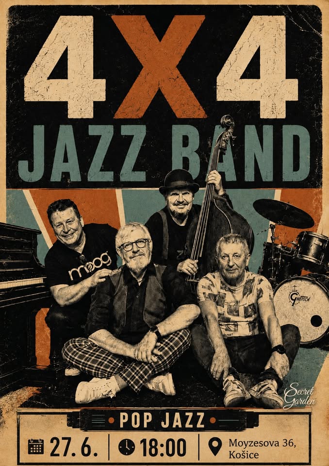 Jazzový koncert 4x4 Jazz band