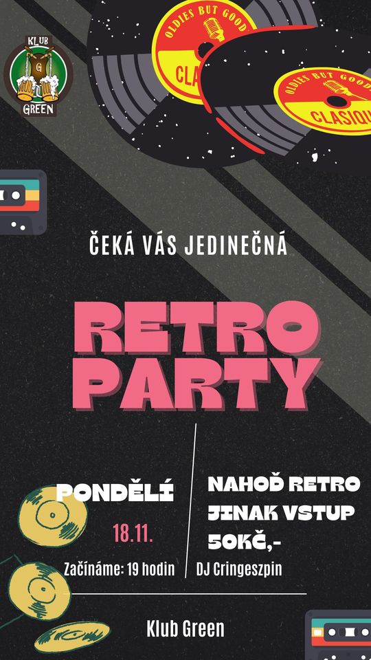 Retro party na G 🪩🎤🕺