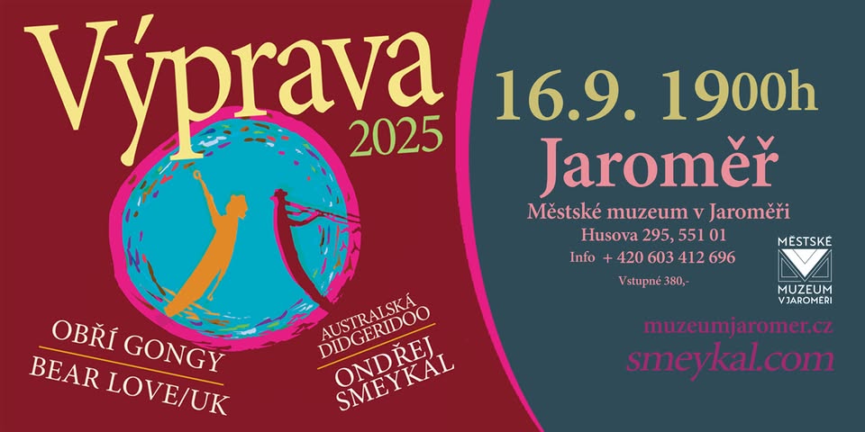 Ondřej Smeykal a Bear Love: "Výprava 2025" v Jaroměři