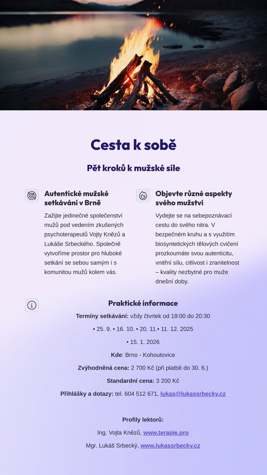 Cesta k sobě - 5 kroků k mužské síle