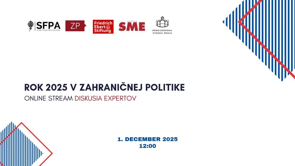 Rok 2025 v zahraničnej politike
