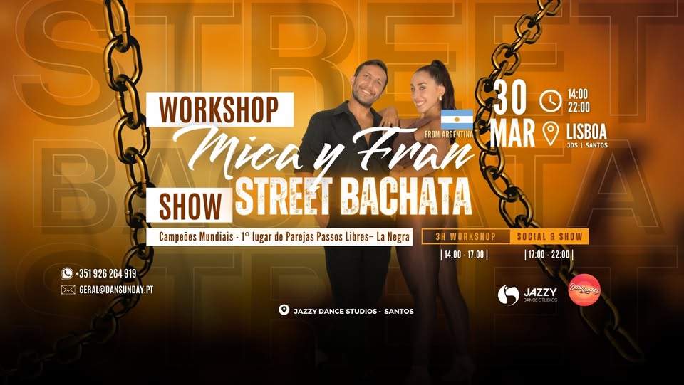 STREET BACHATA - MICA & FRAN Workshops | DanSunday