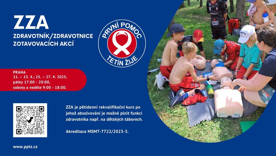 Zdravotník/zdravotnice zotavovacích akcí 2024