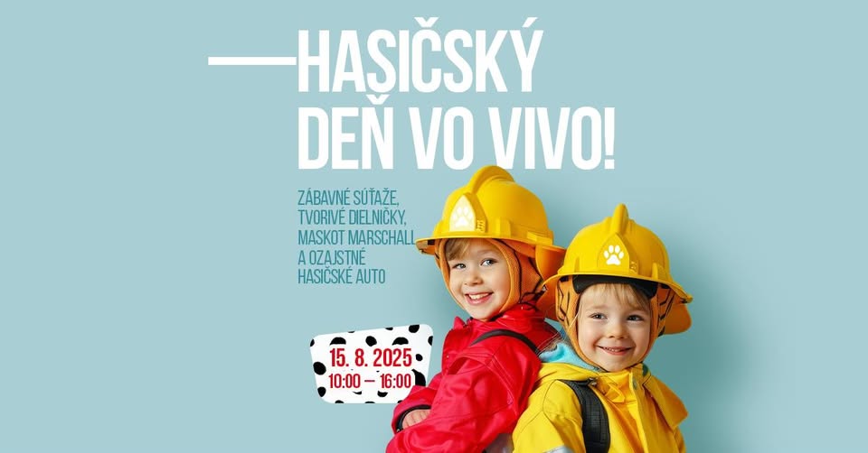 🧑‍🚒 Vidíme sa na hasičskom dni vo VIVO!