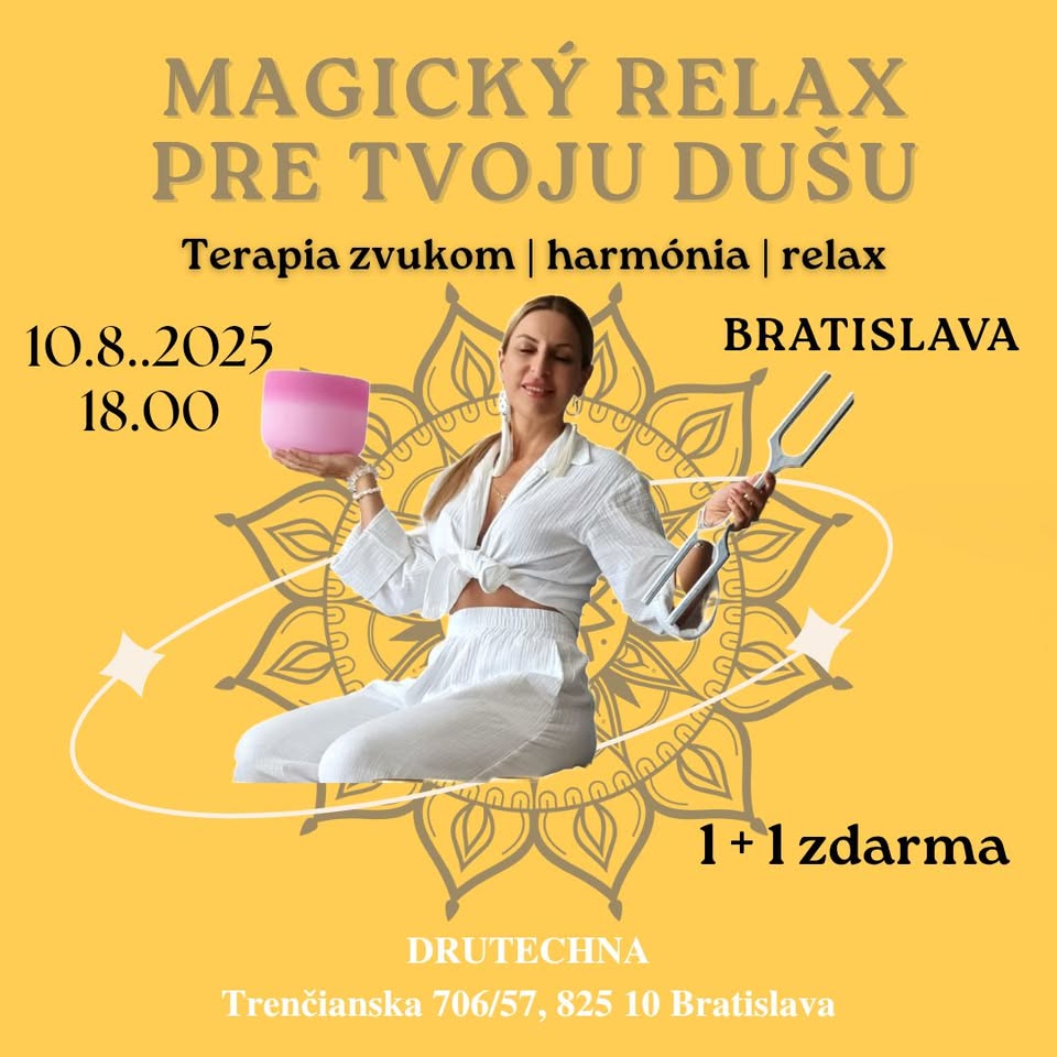 SOUNDHEALING Bratislava 1 + 1 zdarma ❤️