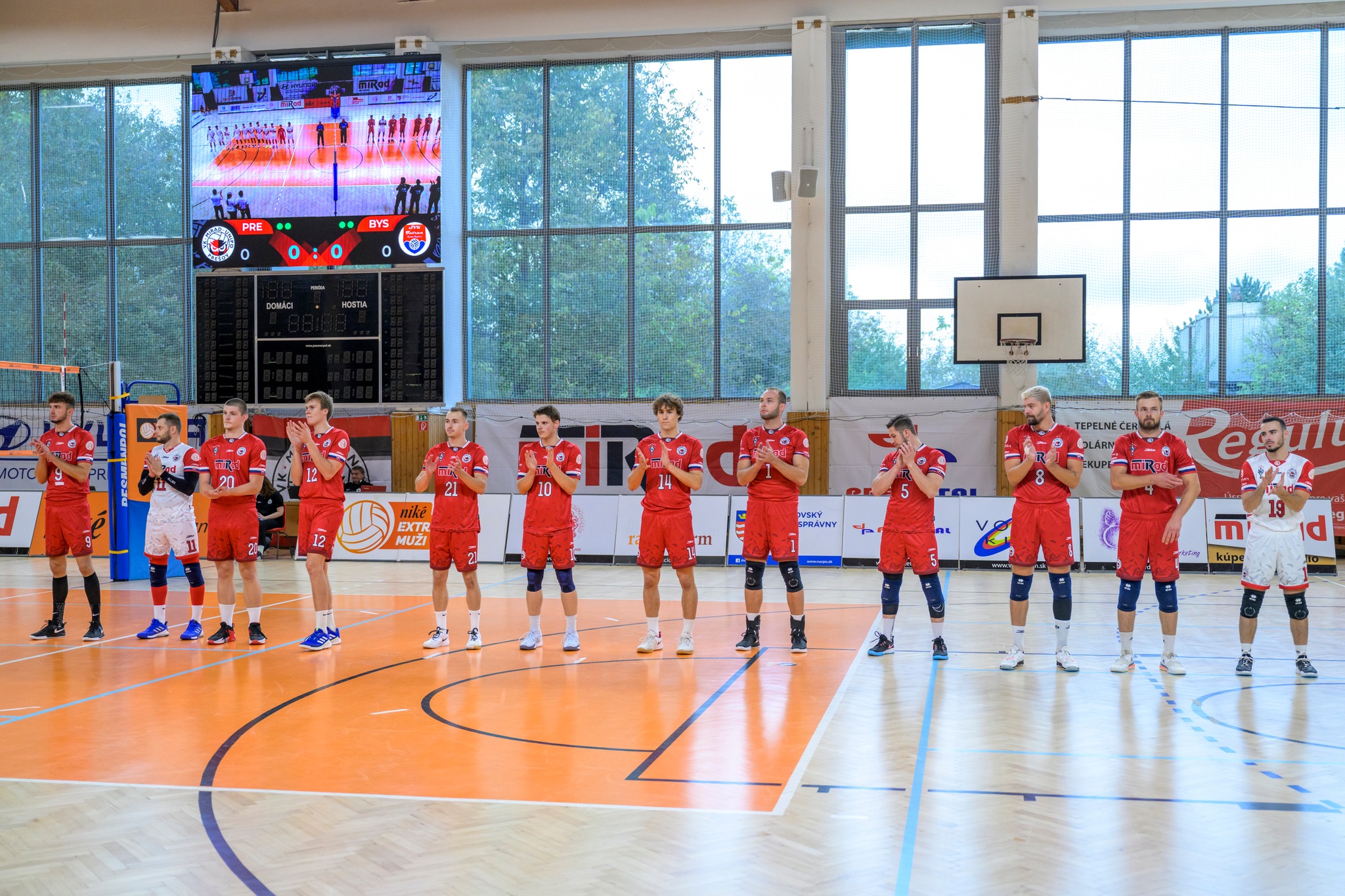 6. kolo Niké Extraligy mužov Mirad UNIPO  vs. Tj Slávia Svidník