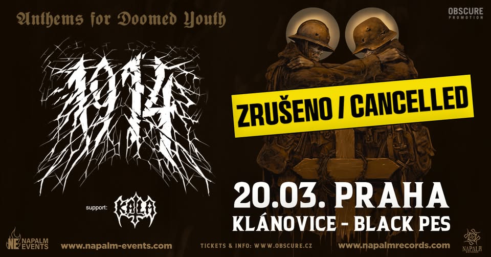 1914, KATLA - ZRUŠENO / CANCELLED - Praha