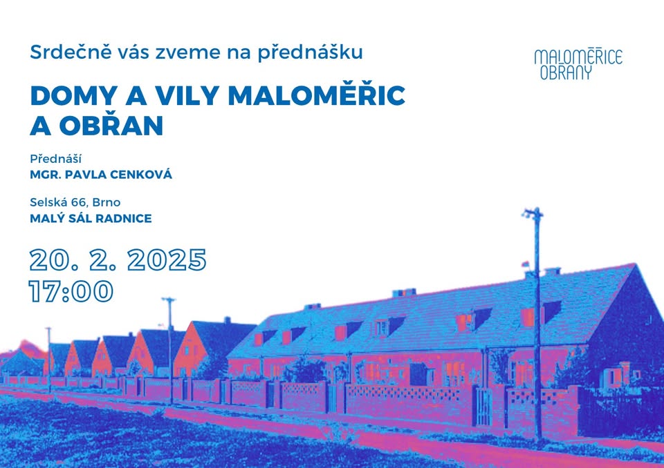 Přednáška: Domy a vily Maloměřic a Obřan