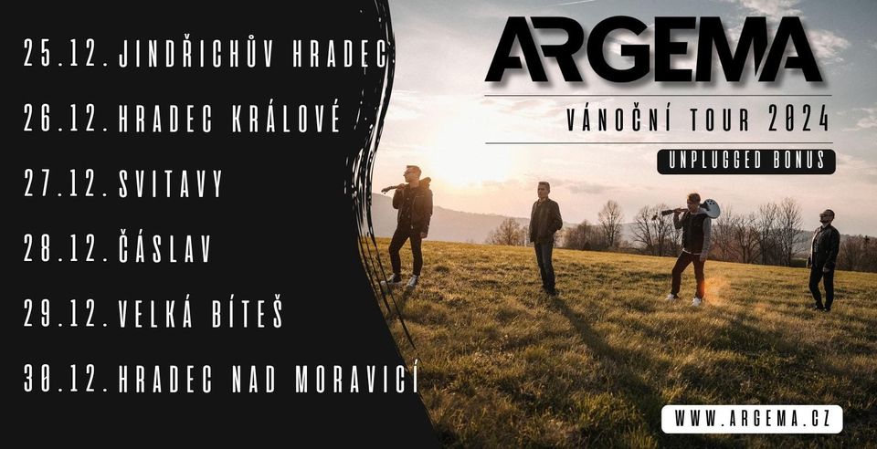 ARGEMA - vánoční koncert 29.12. ve Velké Bíteši