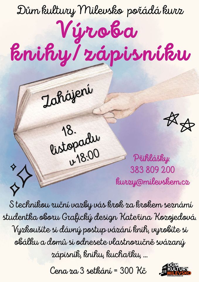 Kurz - Výroba knihy/zápisníku
