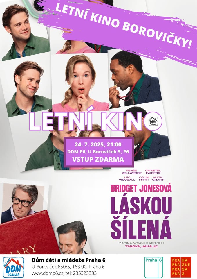 Letní kino Borovičky: Bridget Jonesová: Láskou šílená