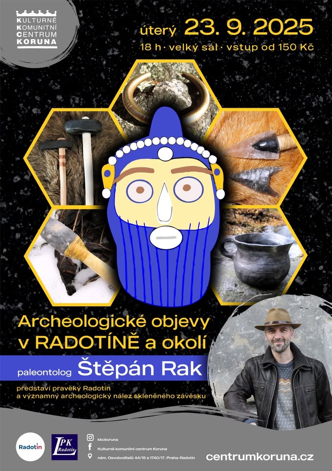 Štěpán Rak - Archeologické objevy v Radotíně a okolí