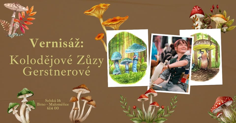 Vernisáž: Kolodějové Zůzy Gerstnerové ✨🍄
