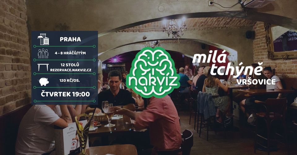 Na Kvíz do Milé tchýně ve čtvrtek