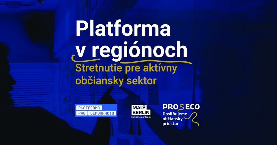 Platforma v regiónoch | Stretnutie pre aktívny občiansky sektor