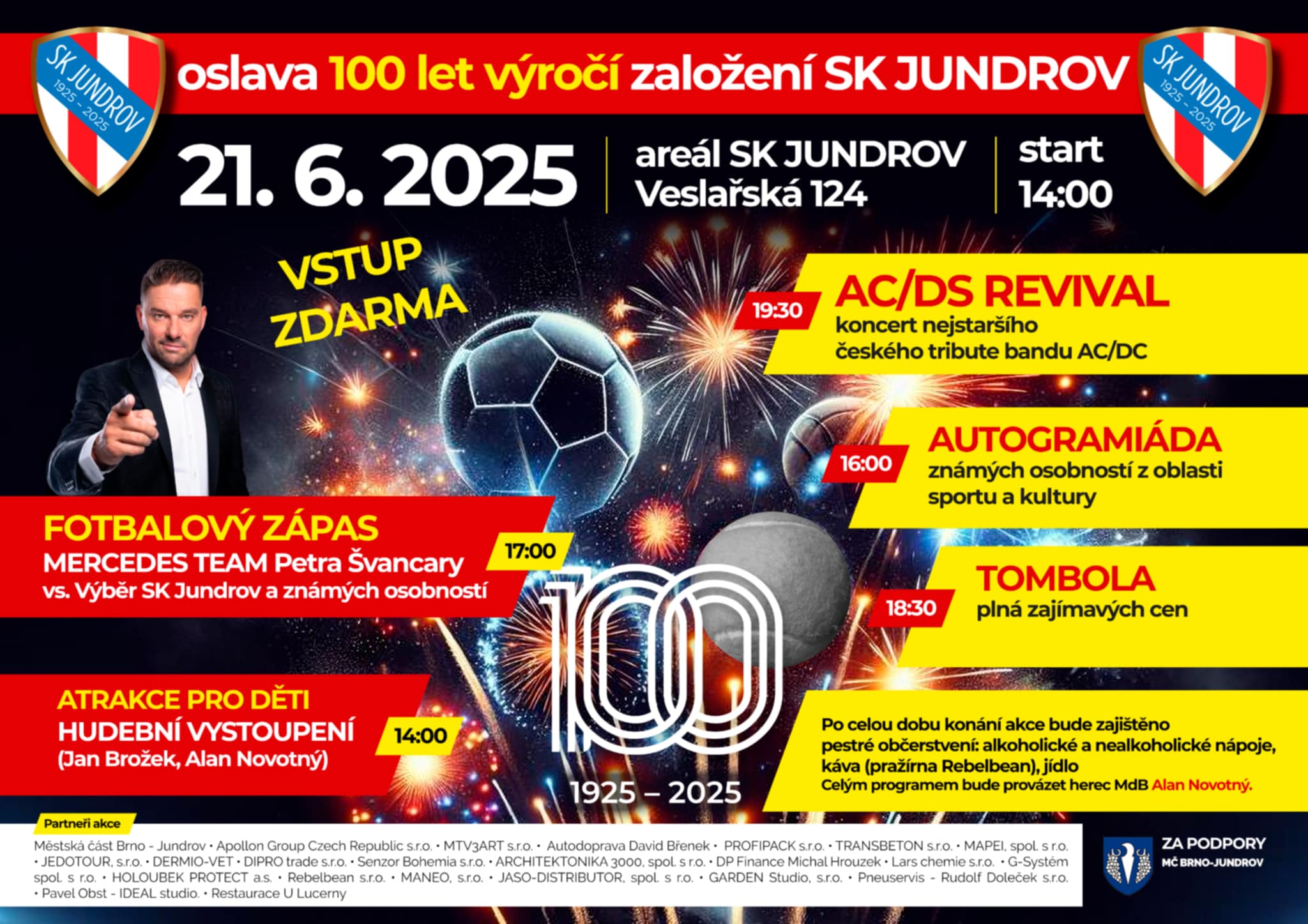Oslava 100 let výročí založení SK JUNDROV