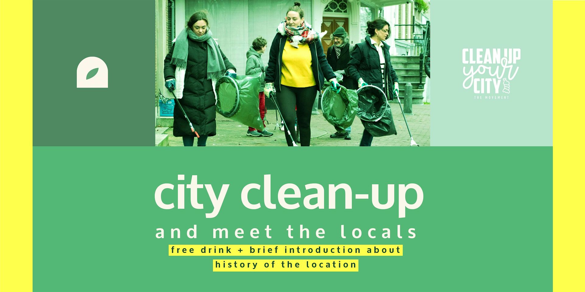 City Clean-up + Free Drink at The Winston
