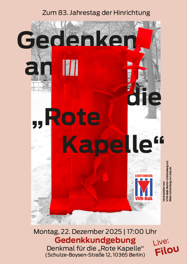 Gedenken an die "Rote Kapelle"