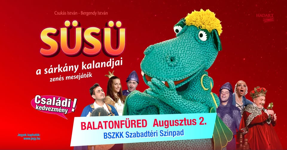 SÜSÜ a sárkány kalandjai - Balatonfüreden