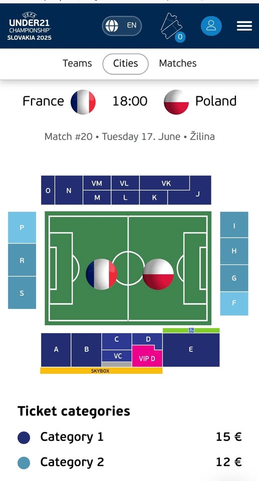 EURO U21 Polska vs. Francja