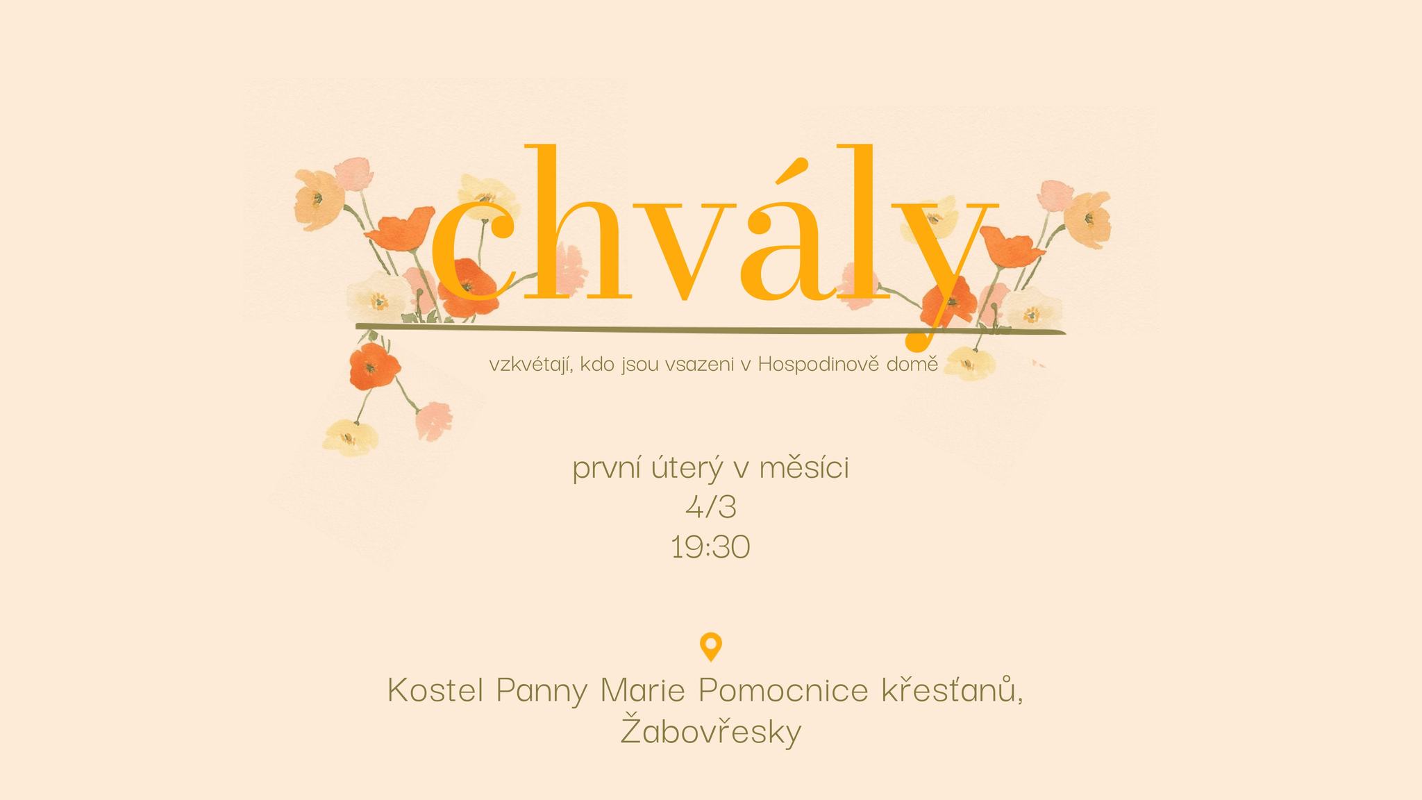 VEČER CHVAL