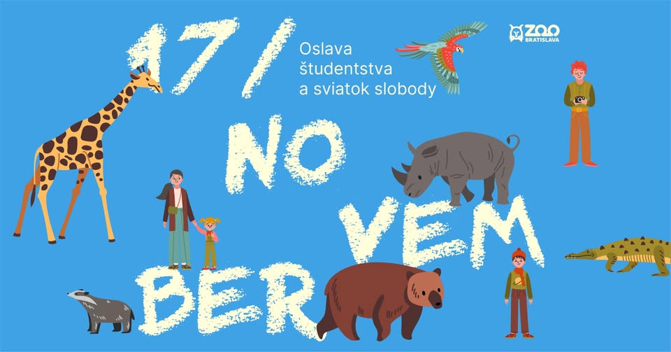 17. november v ZOO Bratislava so symbolickým vstupným 🥳