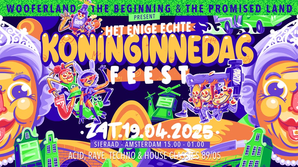 Wooferland, The Beginning & The Promised Land -Acid, Rave, Techno & House Classics 89/05-Sieraad