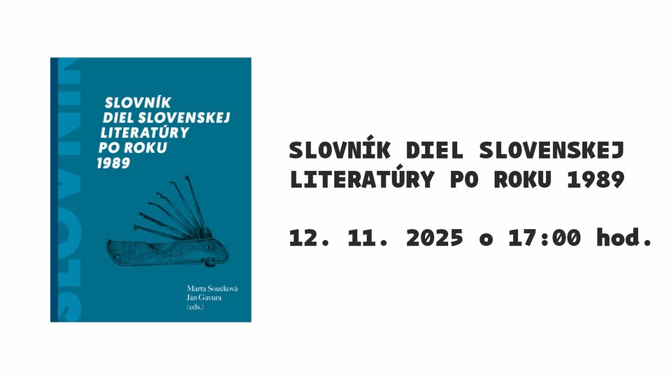 Slovník diel slovenskej literatúry po roku 1989 - beseda s autormi