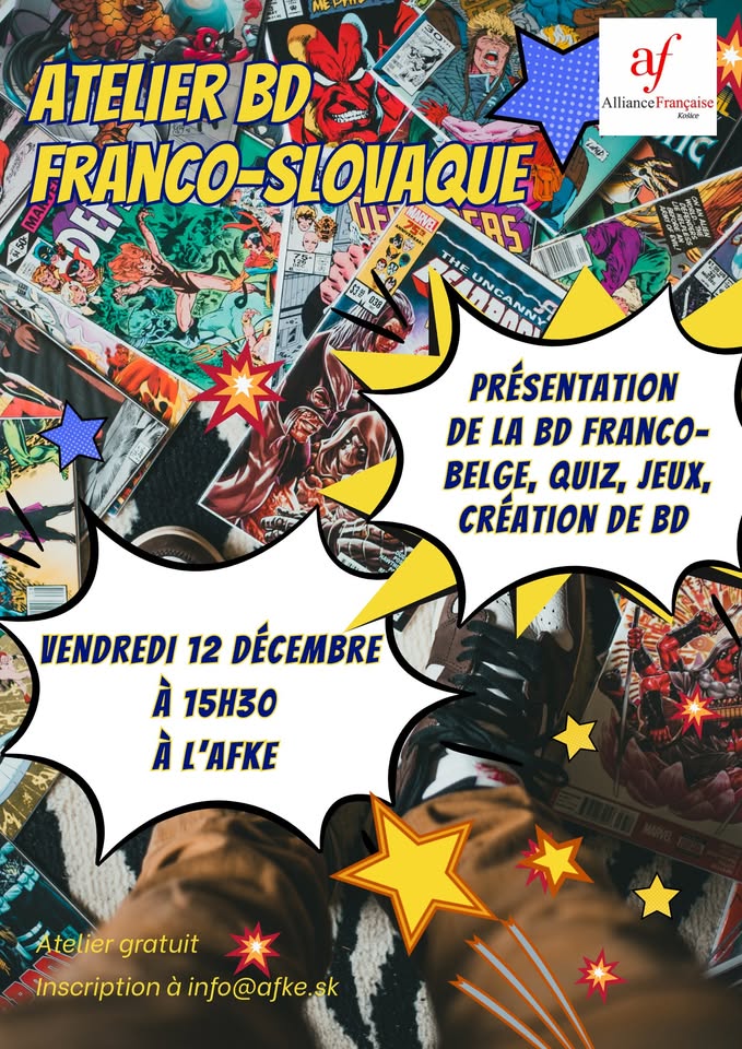Atelier BD franco-slovaque / slovensko-francúzsky komiksový workshop