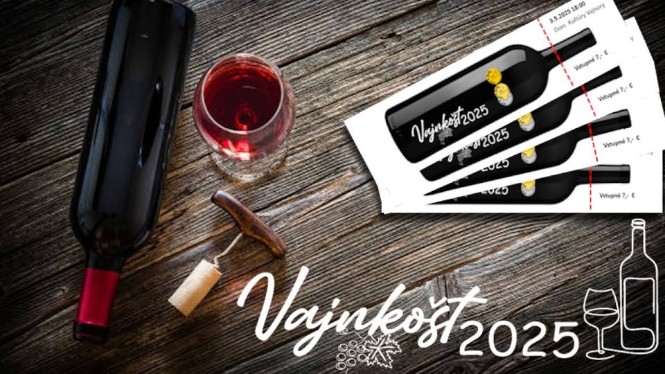 Vajnkošt 2025 - verejná koštovka súťažných vín