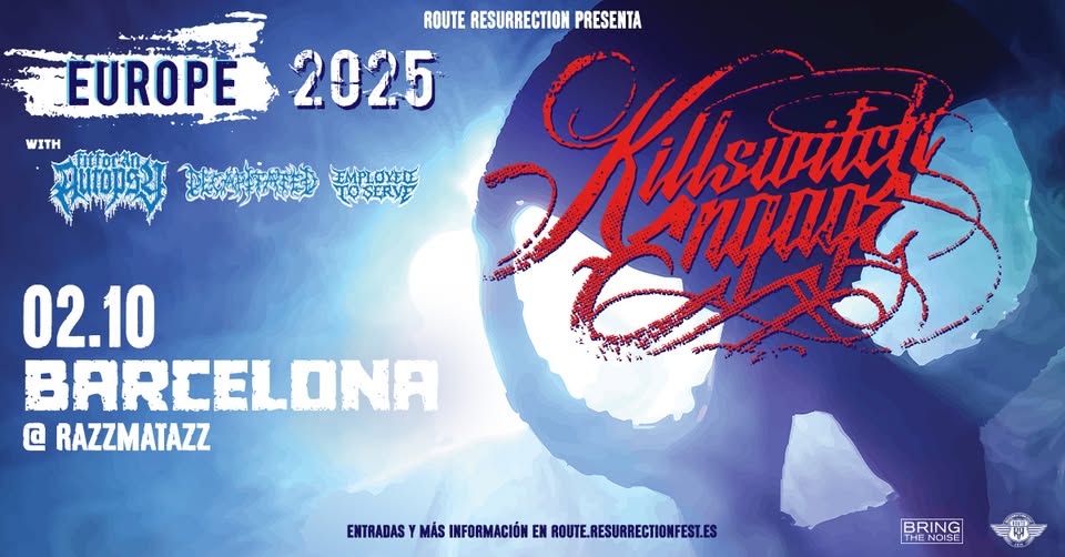 Route Resurrection: Killswitch Engage (Barcelona, 2025)